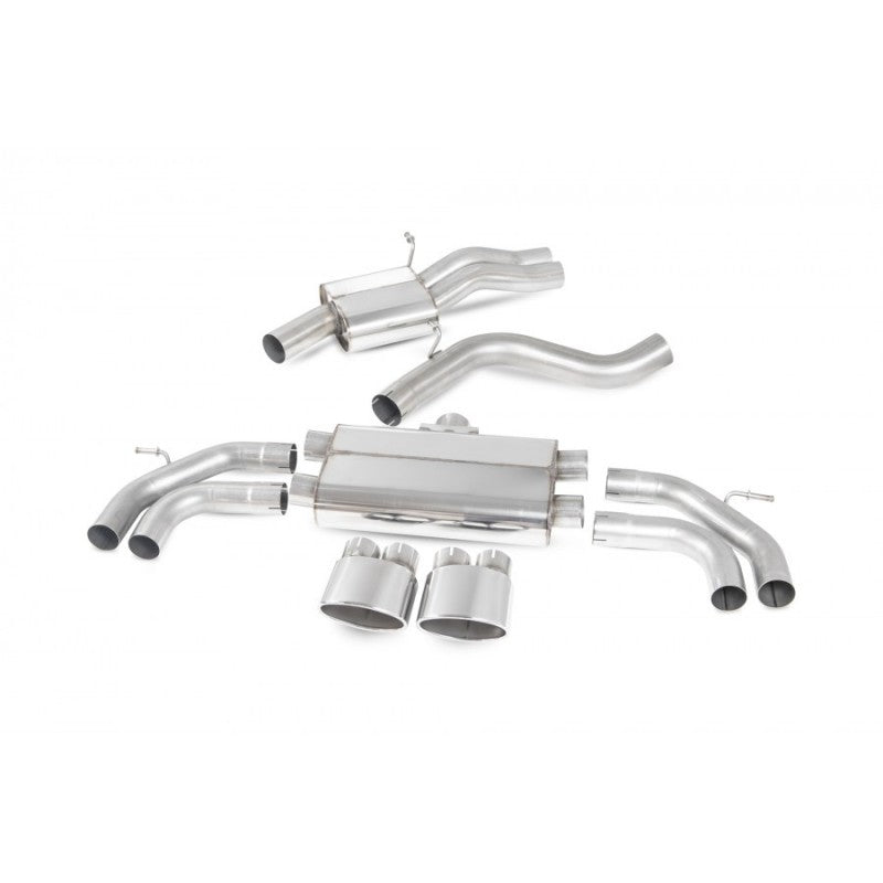 Scorpion Exhausts - Audi RS3 Saloon 8V Resonated Cat-Back / GPF Back System With No Valves SAU084