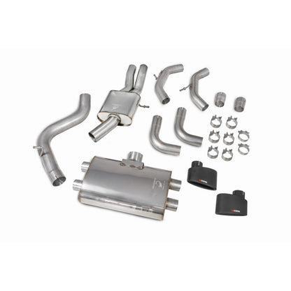 Scorpion Exhausts - Audi RS3 Saloon 8V Resonated Cat-Back / GPF Back System With No Valves SAU084CF