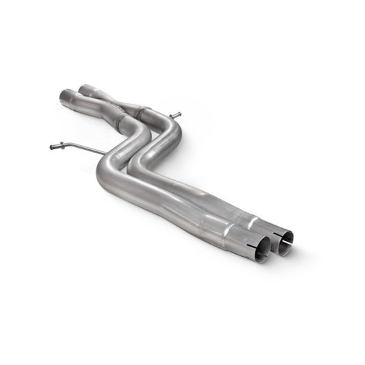 Scorpion Exhausts - Audi S4 3.0 TFSI V6 Quattro & Avant B8 & B8.5 2009 To 2016 X-Pipe Inc Centre Silencer Delete SAUP106