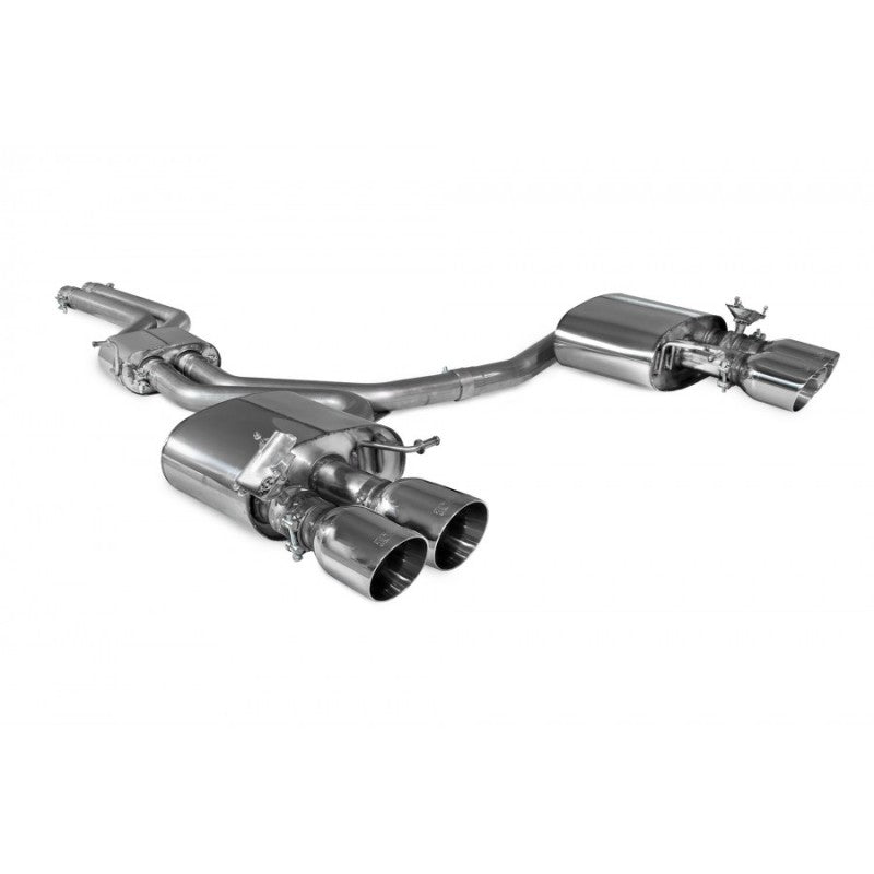 Scorpion Exhausts - Audi S4 B9 3.0T V6 Quattro Avant & Saloon 2017 - 2018 Resonated Half System SAU088