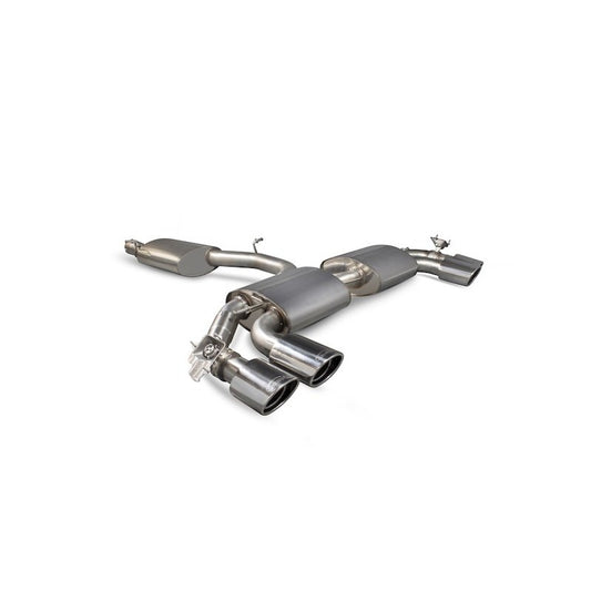 Scorpion Exhausts - Audi TT S Mk3 Non GPF Model 2014 To 2018 Reasonated Cat-Back (With Valves) SAU055