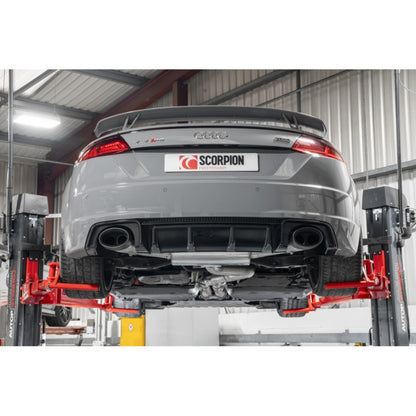 Scorpion Exhausts - Audi TTRS MK3 Non Resonated Cat-Back / GPF Back System With Electronic Valves SAUS081CF