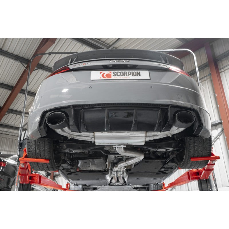 Scorpion Exhausts - Audi TTRS MK3 Non Resonated Cat-Back / GPF Back System With Electronic Valves SAUS081CF