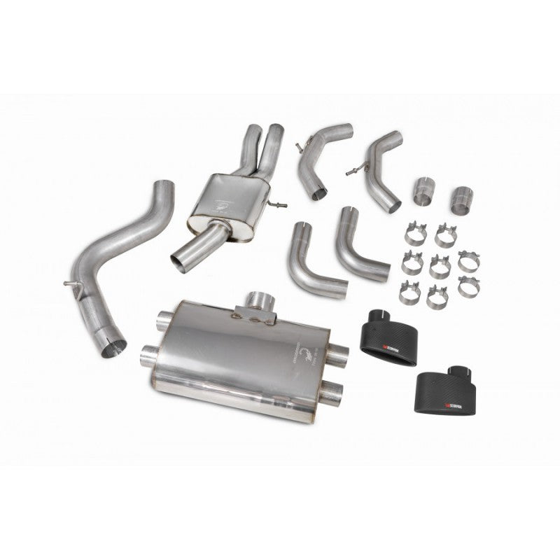 Scorpion Exhausts - Audi TTRS MK3 Resonated Cat-Back / GPF Back System With No Valves SAU082CF