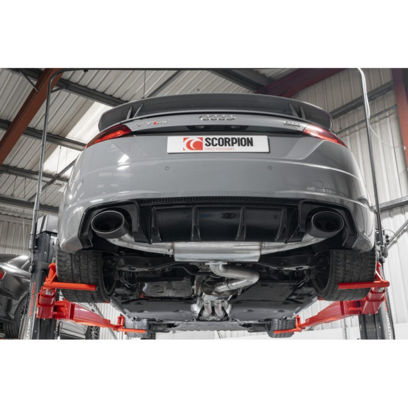 Scorpion Exhausts - Audi TTRS MK3 Resonated Cat-Back / GPF Back System With No Valves SAU082CF