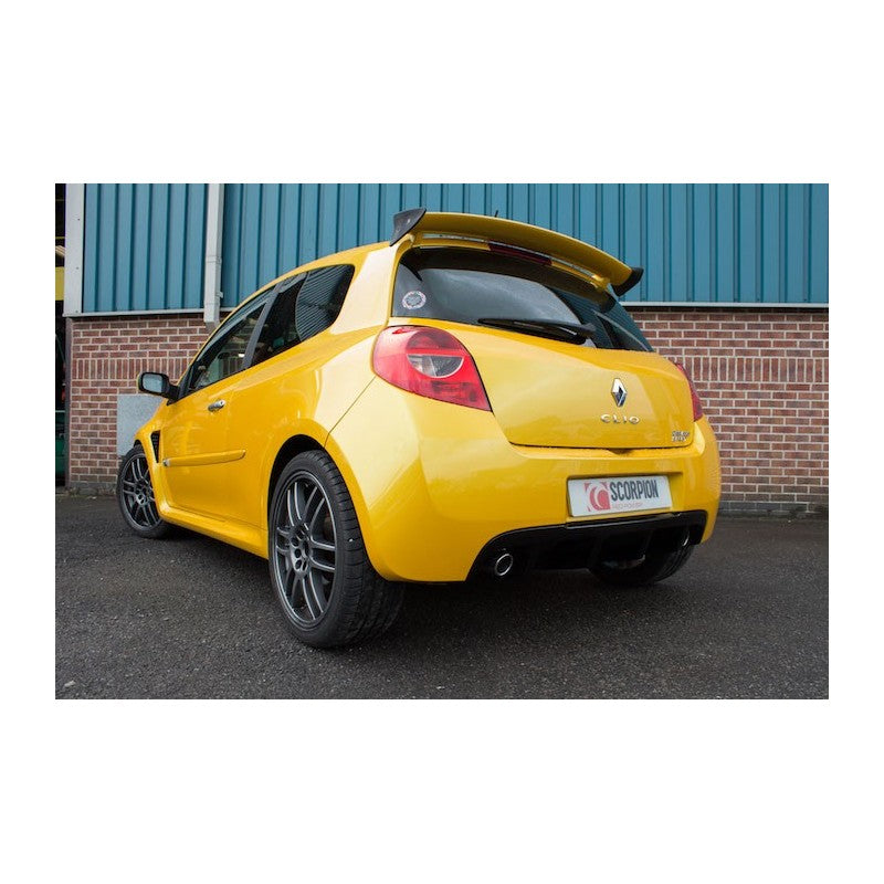 Scorpion Exhausts - Renault Clio MK3 197 Sport 2.0 16v 2006 To 2009 Resonated Cat-Back System SRN025