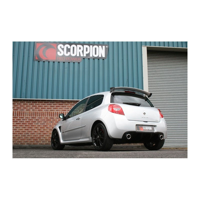 Scorpion Exhausts - Renault Clio MK3 2.0 RS 200 2009 To 2012 Resonated Cat-Back System SRN023