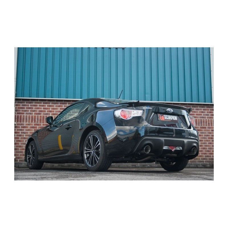 Scorpion Exhausts - Subaru GT86/Scion FR-S/BRZ Resonated Secondary Cat-Back System SSU010