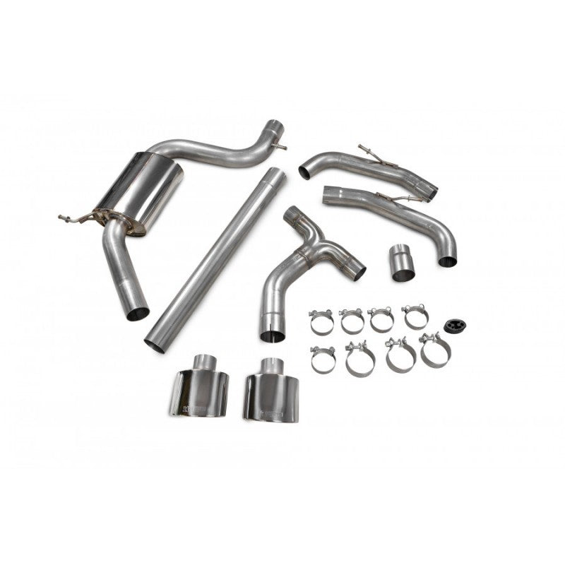 Scorpion Exhausts - Volkswagen Golf MK8 GTi Clubsport Non Resonated GPF Back Exhaust System SVWS069