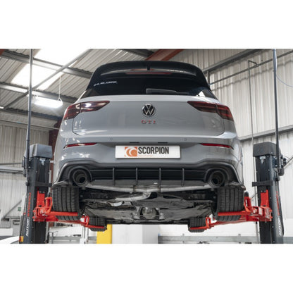 Scorpion Exhausts - Volkswagen Golf MK8 GTi Clubsport Non Resonated GPF Back Exhaust System SVWS069CF