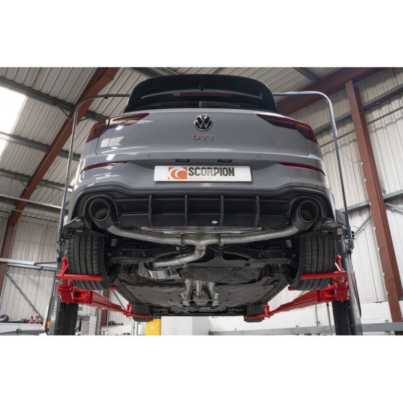 Scorpion Exhausts - Volkswagen Golf MK8 GTi Clubsport Non Resonated GPF Back Exhaust System SVWS069CF