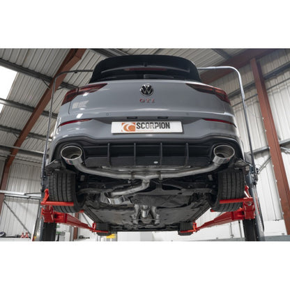 Scorpion Exhausts - Volkswagen Golf MK8 GTi Clubsport Resonated GPF Back Exhaust System SVW069