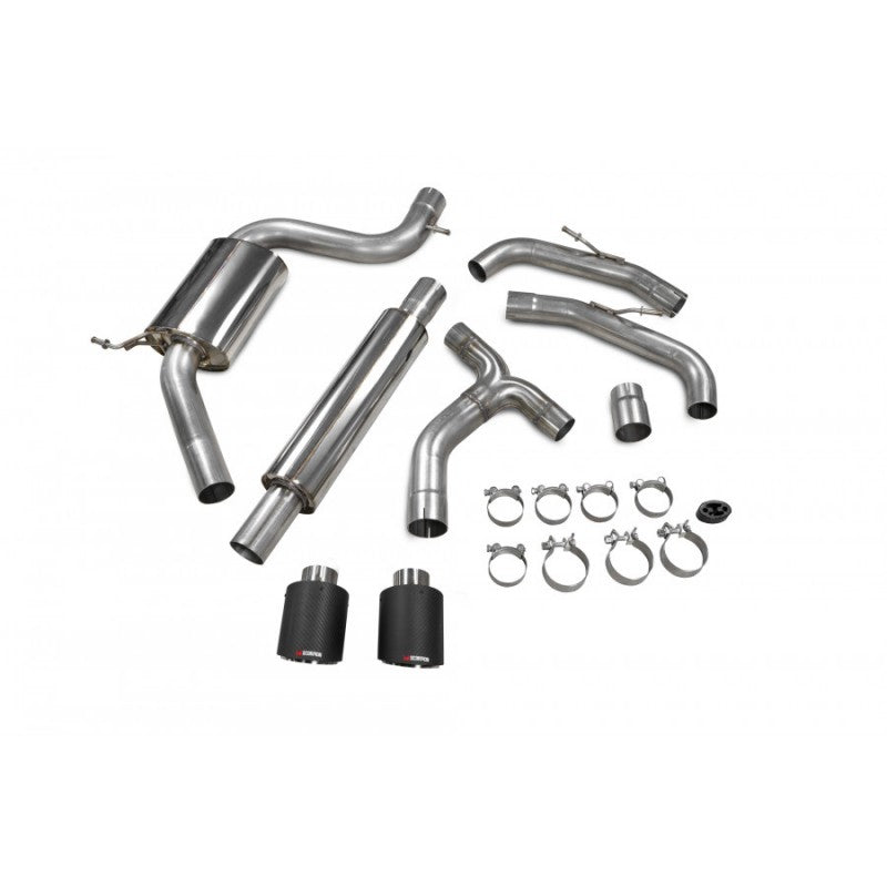 Scorpion Exhausts - Volkswagen Golf MK8 GTi Clubsport Resonated GPF Back Exhaust System SVW069CF