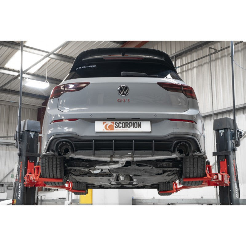 Scorpion Exhausts - Volkswagen Golf MK8 GTi Clubsport Resonated GPF Back Exhaust System SVW069CF