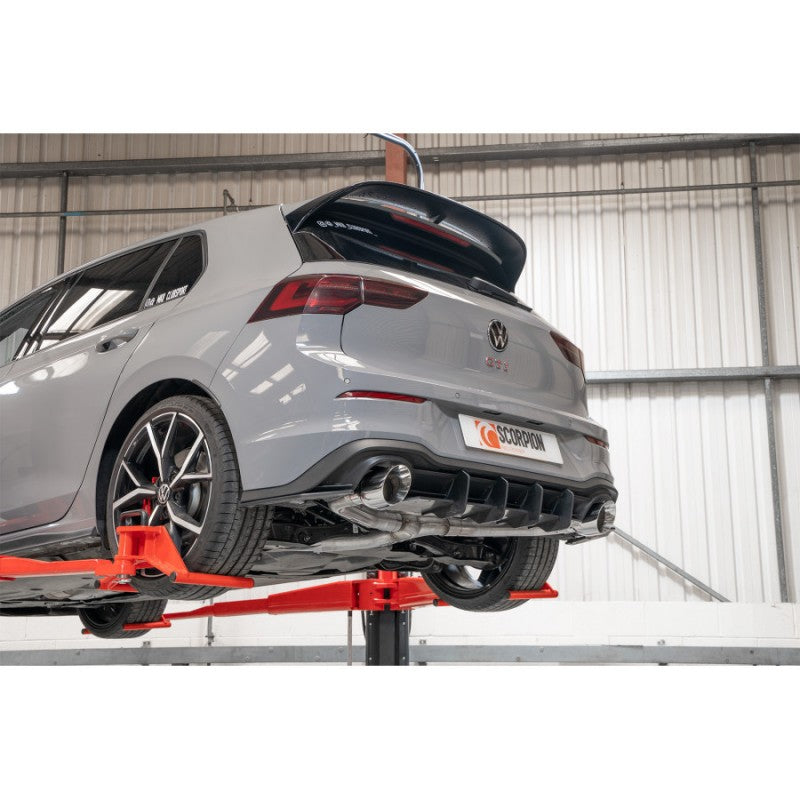 Scorpion Exhausts - Volkswagen Golf MK8 GTi Clubsport Resonated GPF Back Exhaust System SVW069D