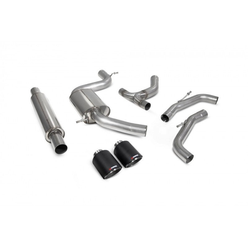 Scorpion Exhausts - Volkswagen Golf MK8 GTi Resonated GPF Back Exhaust System SVW064CF