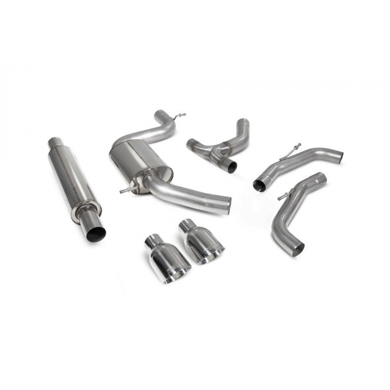 Scorpion Exhausts - Volkswagen Golf MK8 GTi Resonated GPF Back Exhaust System SVW064D