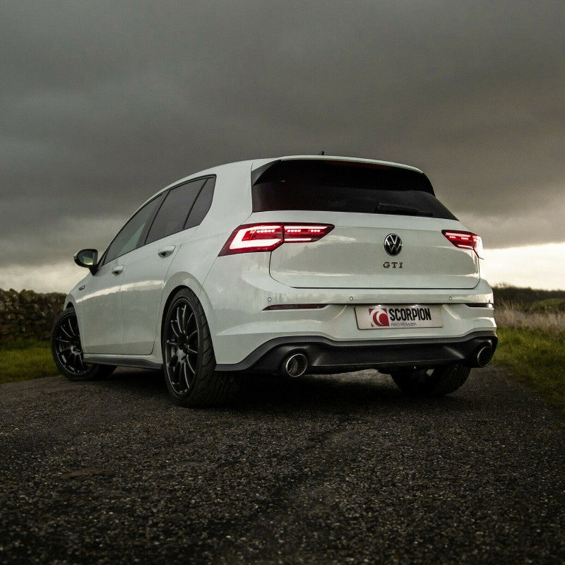 Scorpion Exhausts - Volkswagen Golf MK8 GTi Resonated GPF Back Exhaust System SVWS064