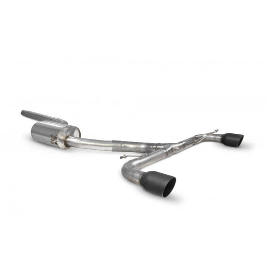 Scorpion Exhausts - Volkswagen Scirocco R 2009 To 2017 Non Resonated Predator Cat-Back System SVWS072C