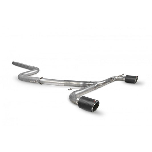 Scorpion Exhausts - Volkswagen Scirocco R 2009 To 2017 Non Resonated Predator Cat-Back System SVWS072CF