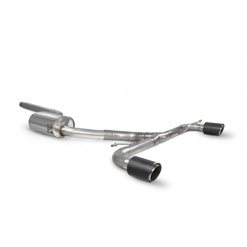 Scorpion Exhausts - Volkswagen Scirocco R 2009 To 2017 Resonated Predator Cat-Back System SVW072CF