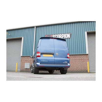 Scorpion Exhausts - Volkswagen Transporter T5 & Caravelle SWB & LWB 2WD & 4WD Non-Resonated Cat Back / DPF-Back System SVWS047