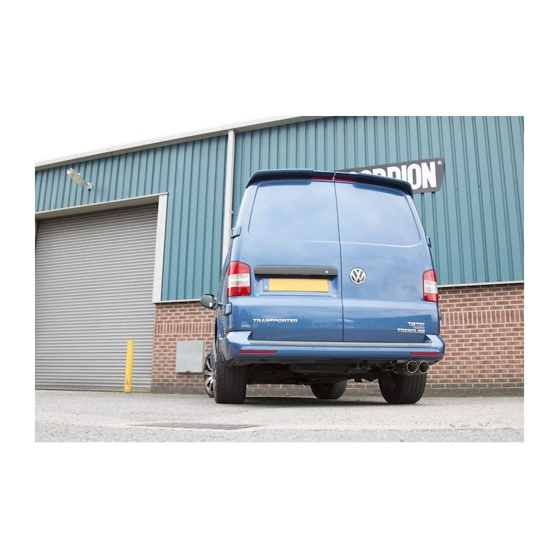 Scorpion Exhausts - Volkswagen Transporter T5 & Caravelle SWB & LWB 2WD & 4WD Non-Resonated Cat Back / DPF-Back System SVWS047D