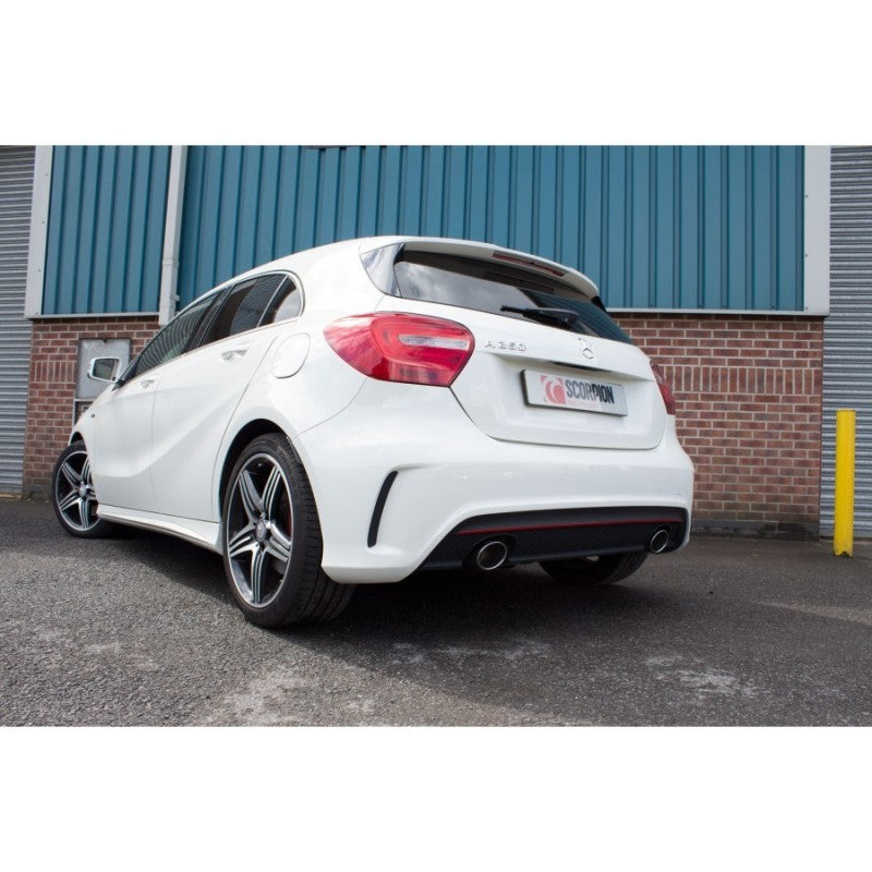 Scorpion Exhausts - Mercedes-Benz A-Class A180/A200 Sport & A250 AMG (2 Wheel Drive) 2012 To 2015 Non-Resonated Cat-Back System