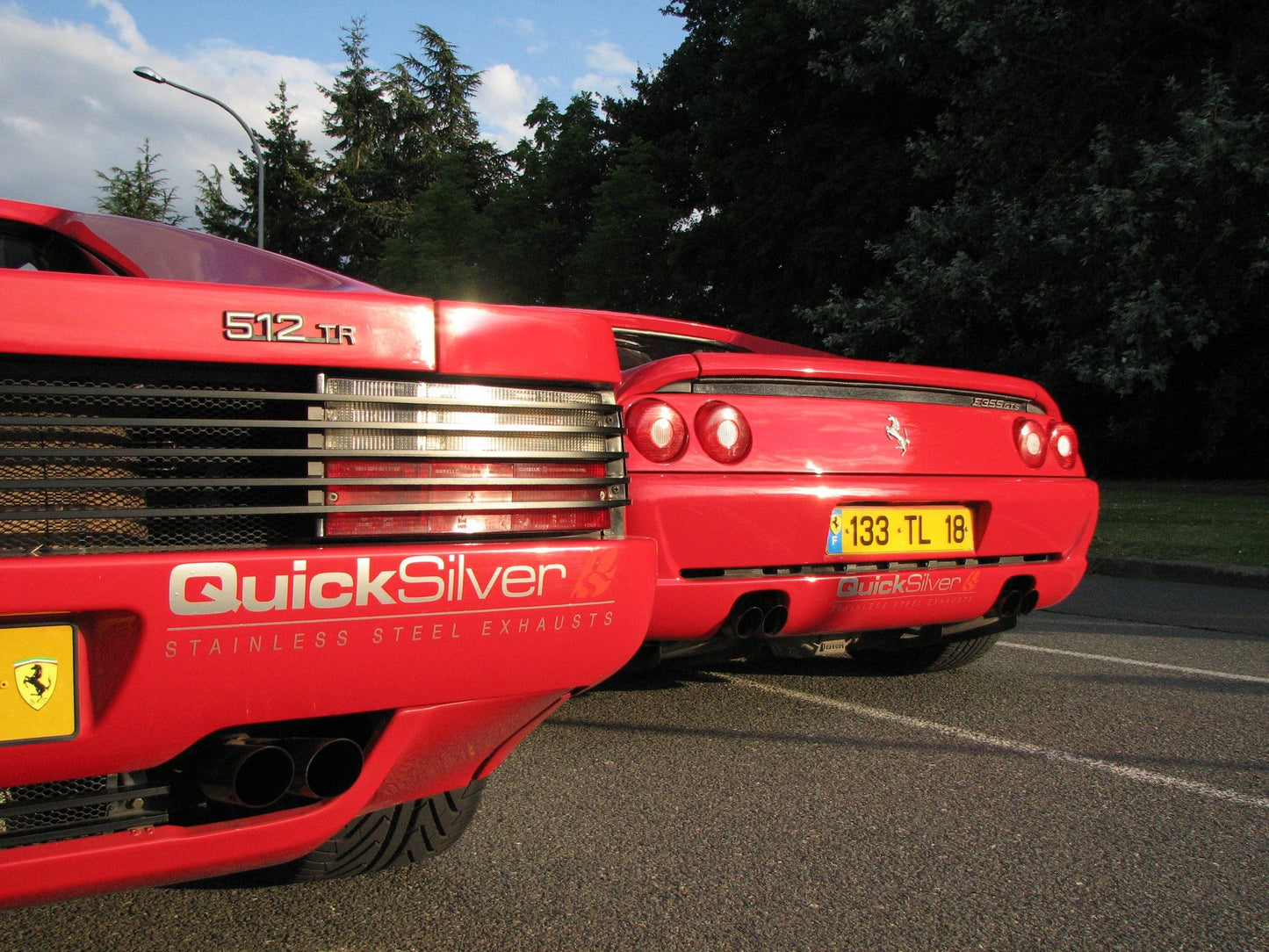 Ferrari F355 Catalyst Replacement Pipes (1994-99) - QuickSilver Exhausts - TMC Motorsport