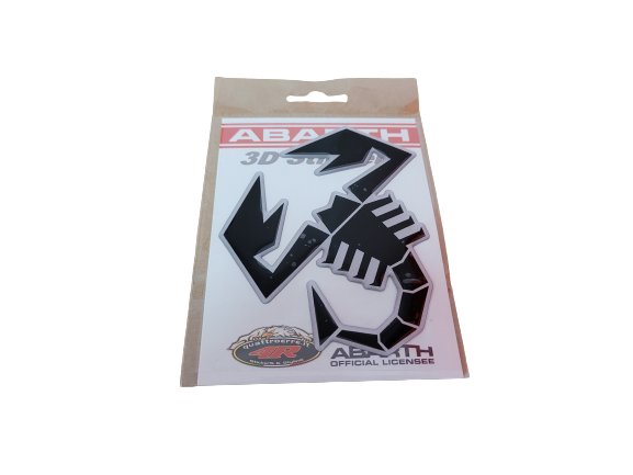 3D Scorpione Sticker Black Style 120