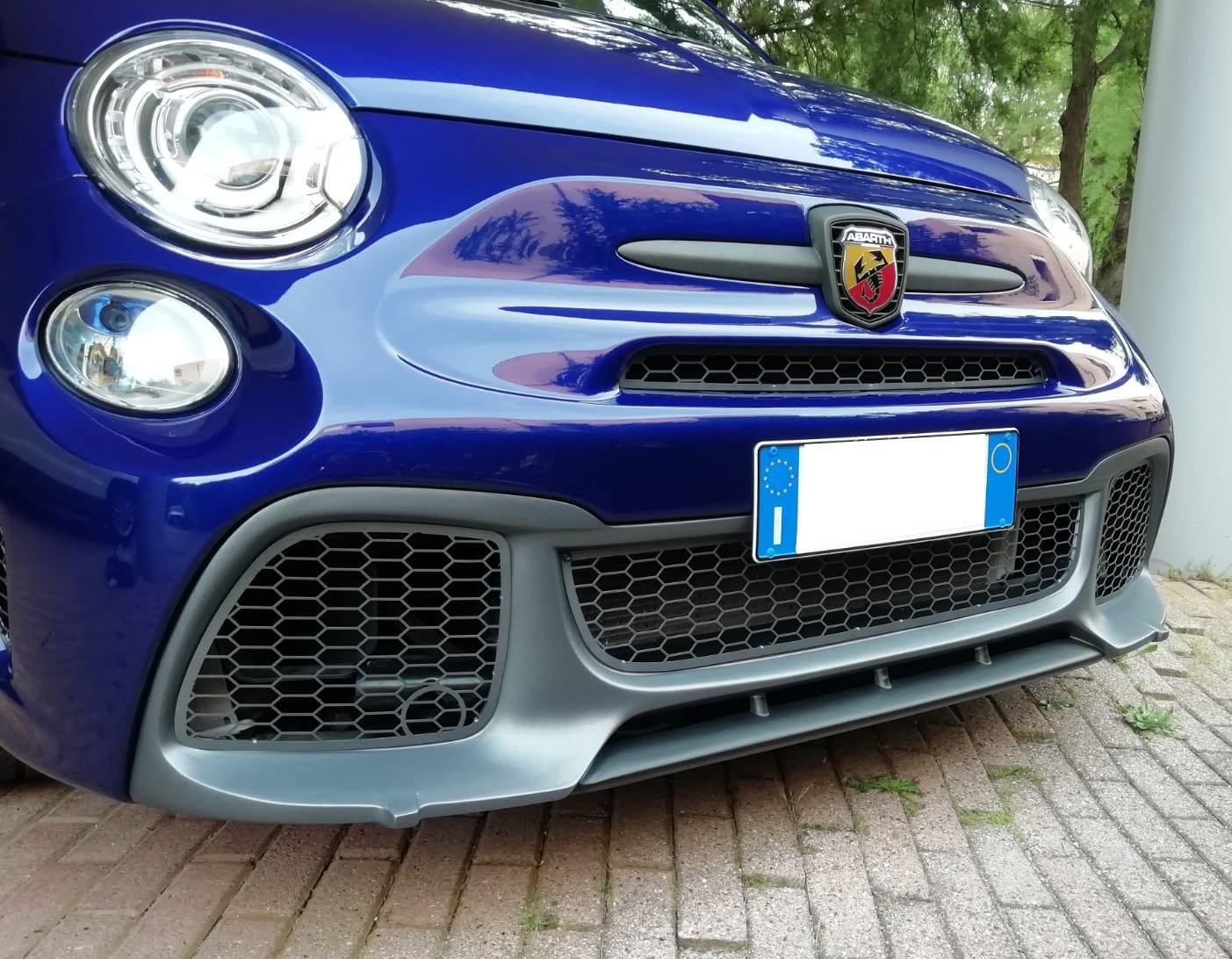 Abarth 500/595 Front Bumper Splitter Series 4 Restyling - Cadamuro - Abarth Tuning