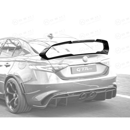 Alfa Romeo Giulia GTAm Carbon Fibre Spoiler - Pista Performance