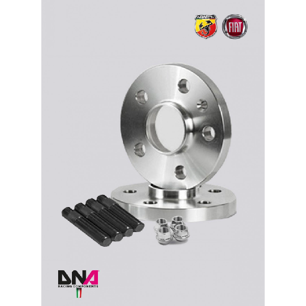 FIAT PANDA MOTORSPORT WHEEL SPACERS STUDS + NUTS KITS 16MM - DNA RACING