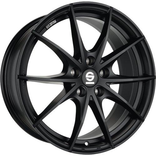 Toyota Gr Yaris Matt Black Sparco Trofeo 5 By Oz Racing Set Of 4 Alloy Wheels 18x8 5x114.3 Et45