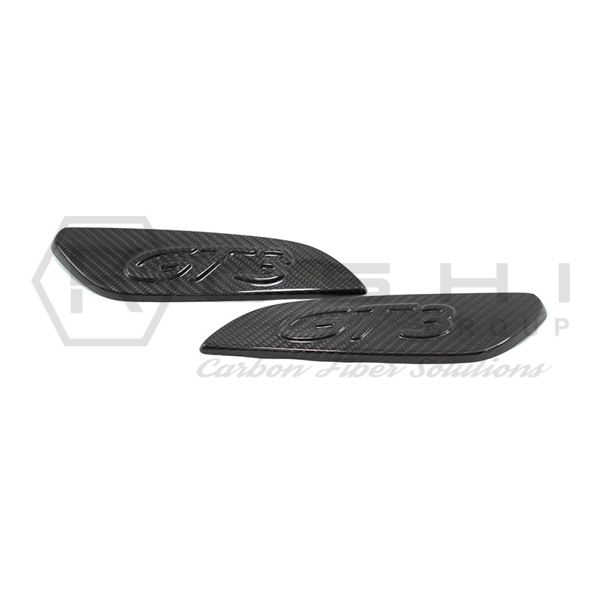 Porsche 911 GT3 Rear Spoiler Side Plates Wings - Carbon Fibre - TMC Motorsport