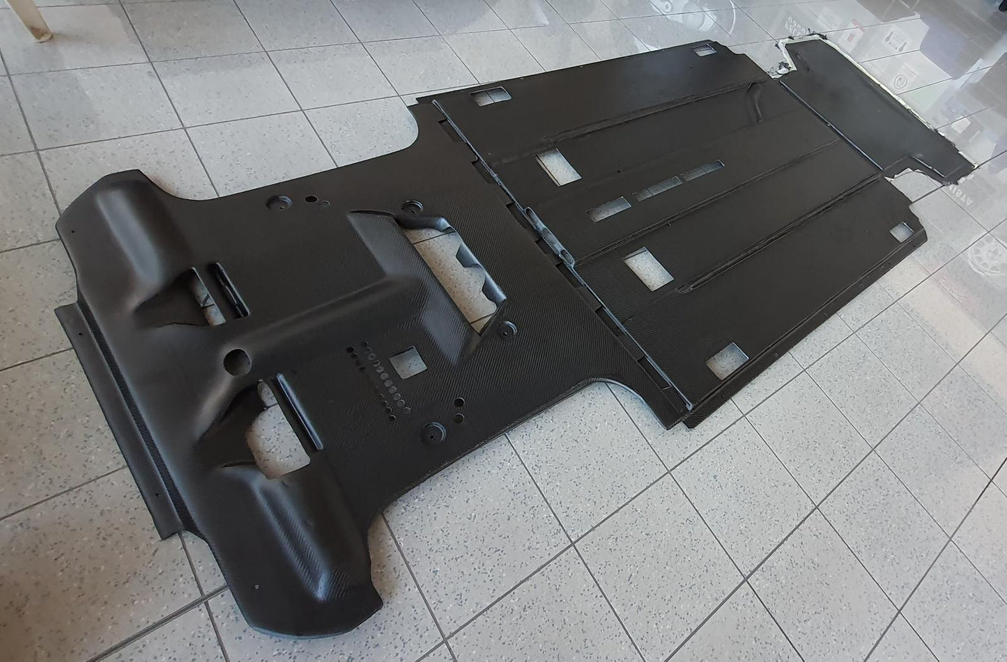 Abarth 500 / 595 / 695 Racing/Competition Undertray Complete - Cadamuro