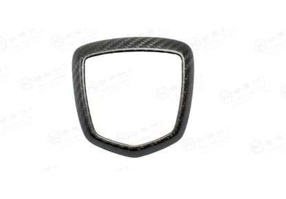 Abarth 500/595 Rear Logo Frame - Carbon Fibre - Abarth Tuning