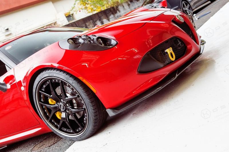 Alfa Romeo 4C Front Splitter Lip - Pista Performance