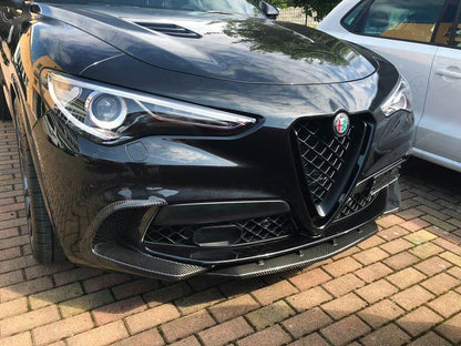 Alfa Romeo Stelvio QV Front Bumper Flaps - Pista Performance