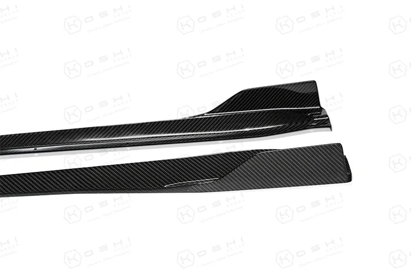 Alfa Romeo Giulia QV Shark Fin Side Skirts - Carbon Fibre