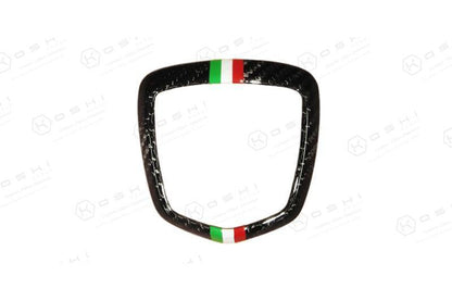 Abarth 500/595 Rear Logo Frame - Carbon Fibre - Abarth Tuning