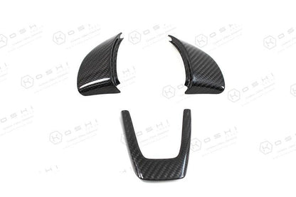 Abarth 500 Steering Wheel Cover Kit - Carbon Fibre - Abarth Tuning