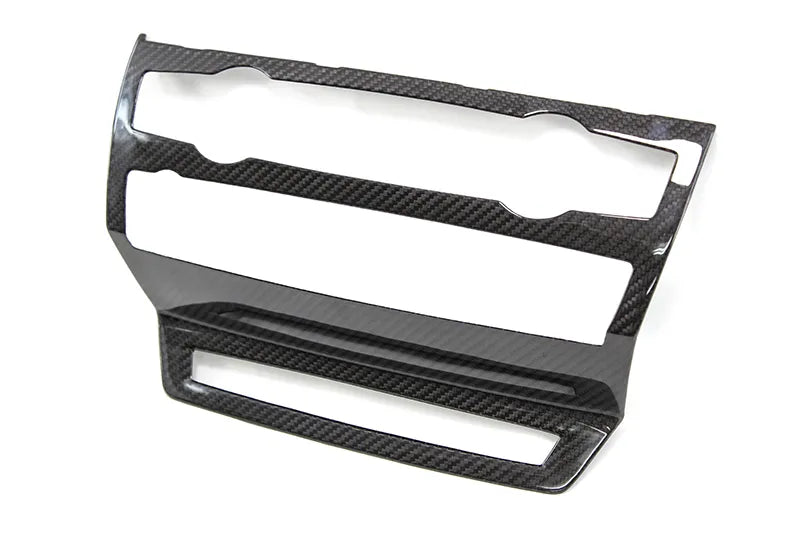 BMW X6 E71 Radio Console Trim Cover - Carbon Fibre