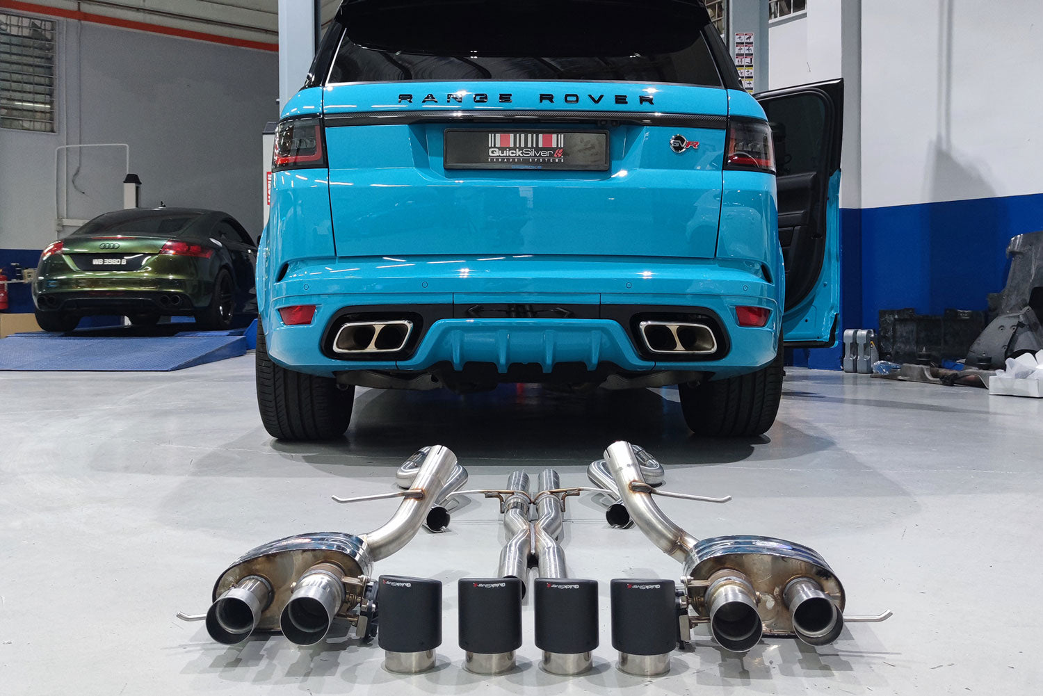 Range Rover Sport SVR - Sport Exhaust with Sound Architect™ (2018 on) - QuickSilver Exhausts - TMC Motorsport