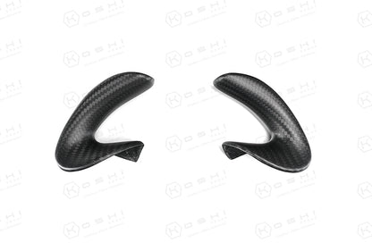 Alfa Romeo 4C Steering Wheel Side Covers Trim - Carbon Fibre