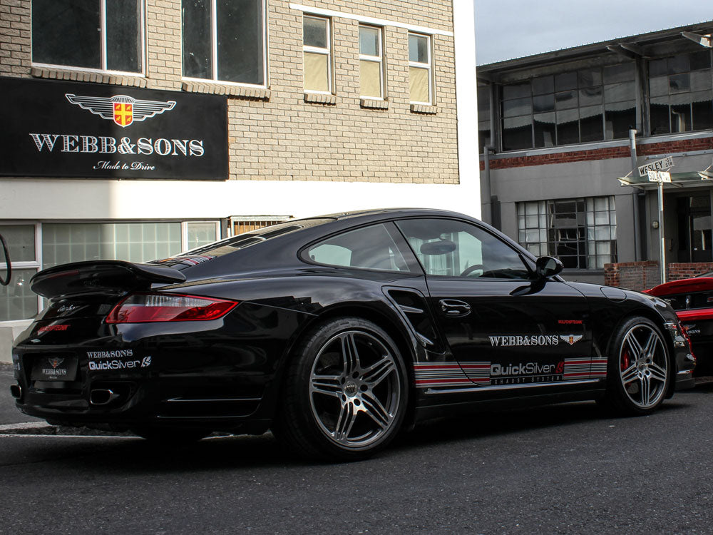 Porsche 911 Turbo (997 Gen. 1) Sport Exhaust with Race Catalysts (2006-09) - QuickSilver Exhausts - TMC Motorsport