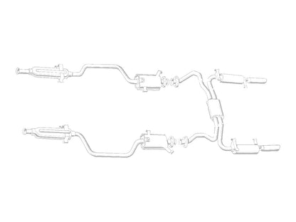 Maserati Kyalami Stainless Steel Exhaust (1975-83) - QuickSilver Exhausts