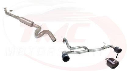 Custom Magneti Marelli Bombardone X Ragazzon Cat Back Exhaust for Abarth 500 / 595 / 695 - Various Options