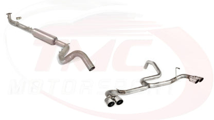 Custom Magneti Marelli Bombardone X Ragazzon Cat Back Exhaust for Abarth 500 / 595 / 695 - Various Options