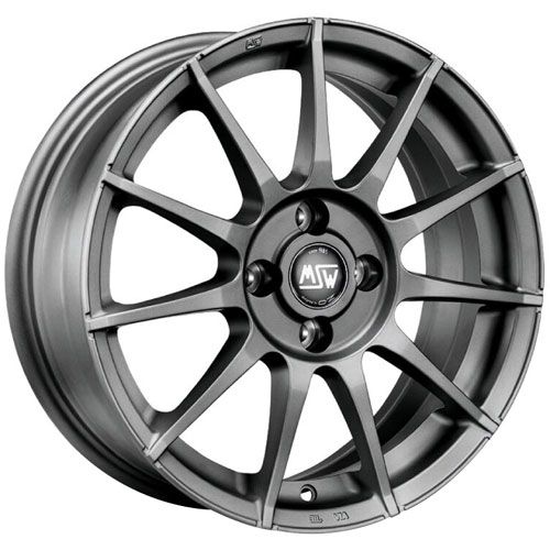 Msw 85 By Oz Racing Matt Gun Metal Set Of 4 Alloy Wheels 18x8 5x114.3 Et45 For Toyota Gr Yaris